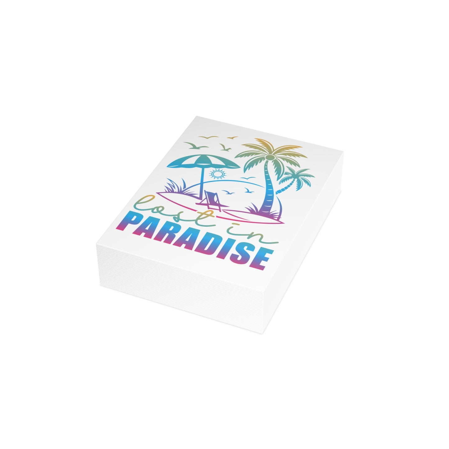 Tropical Postcard Bundle - 'Lost in Paradise', Vacation Greetings, Summer Cards, Travel Souvenirs, Beach Decor