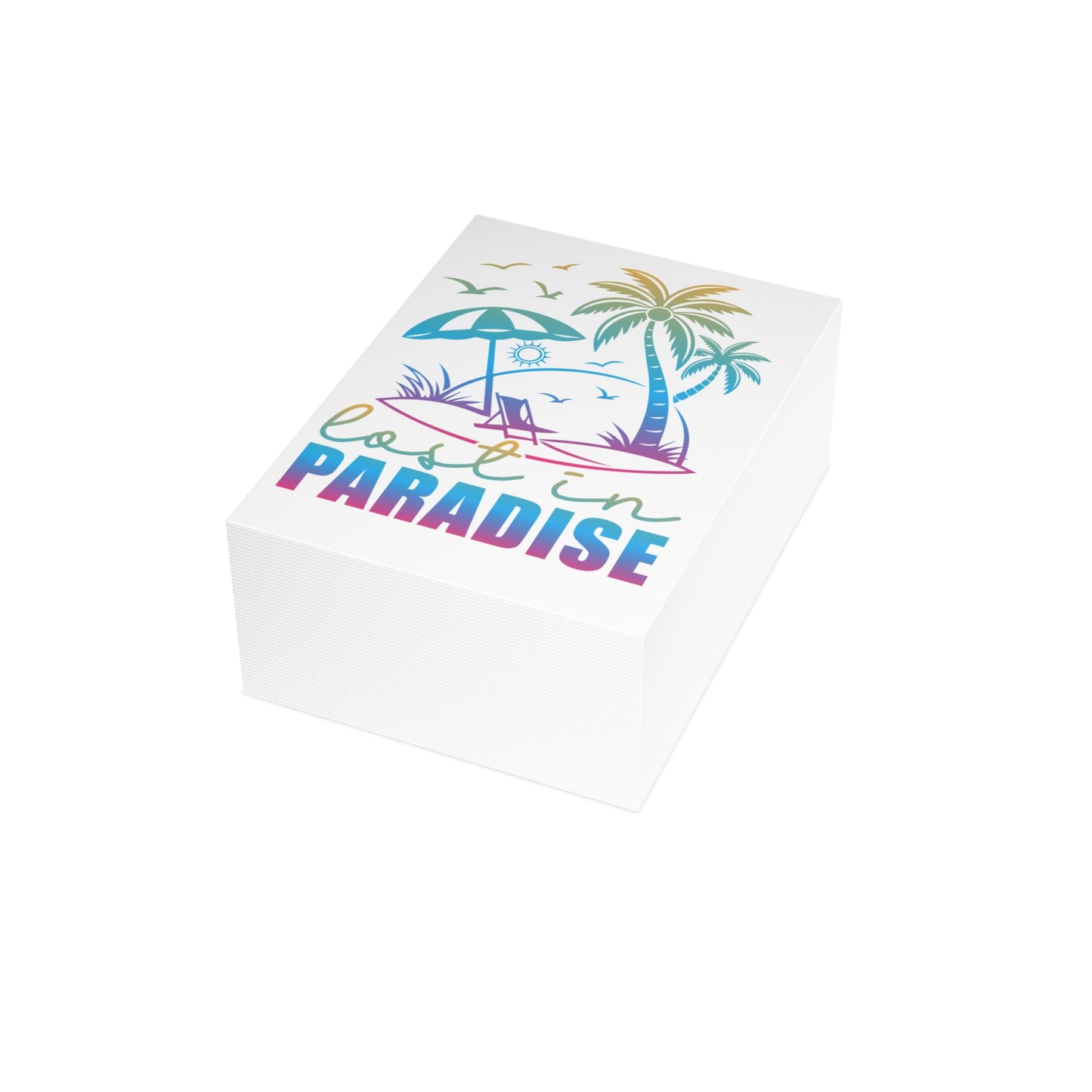 Tropical Postcard Bundle - 'Lost in Paradise', Vacation Greetings, Summer Cards, Travel Souvenirs, Beach Decor