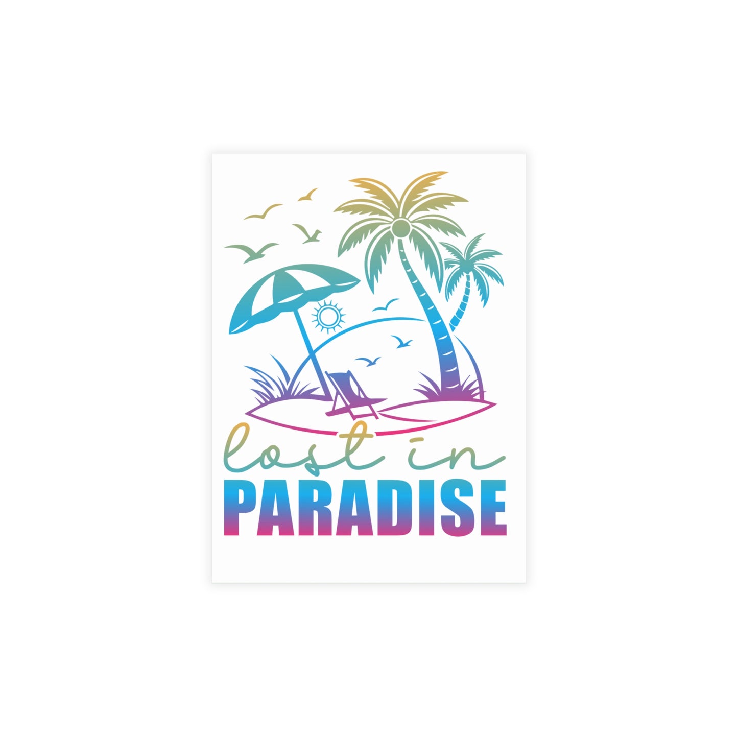 Tropical Postcard Bundle - 'Lost in Paradise', Vacation Greetings, Summer Cards, Travel Souvenirs, Beach Decor
