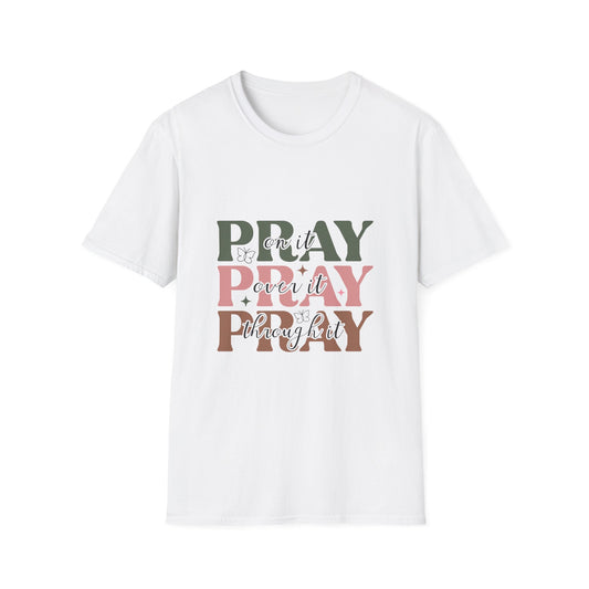Faith-Inspired Unisex Softstyle T-Shirt, Inspirational Tee, Prayer Shirt, Spiritual Gifts, Comfortable Casual Wear